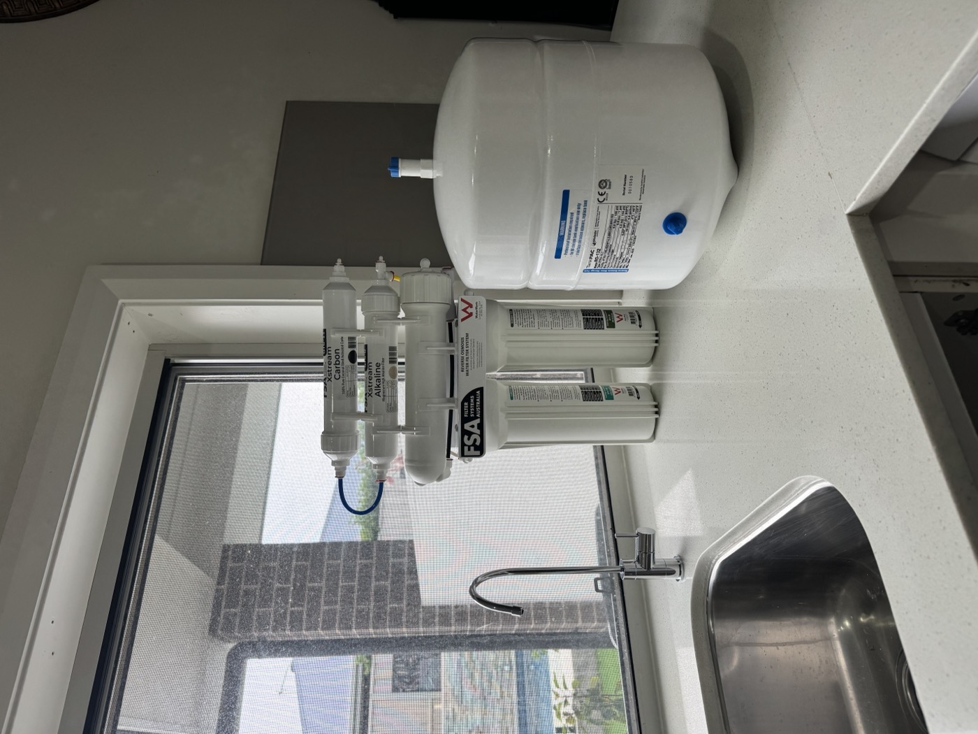 Reverse osmosis water filter system installation Sydney